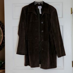 Suede  Coat